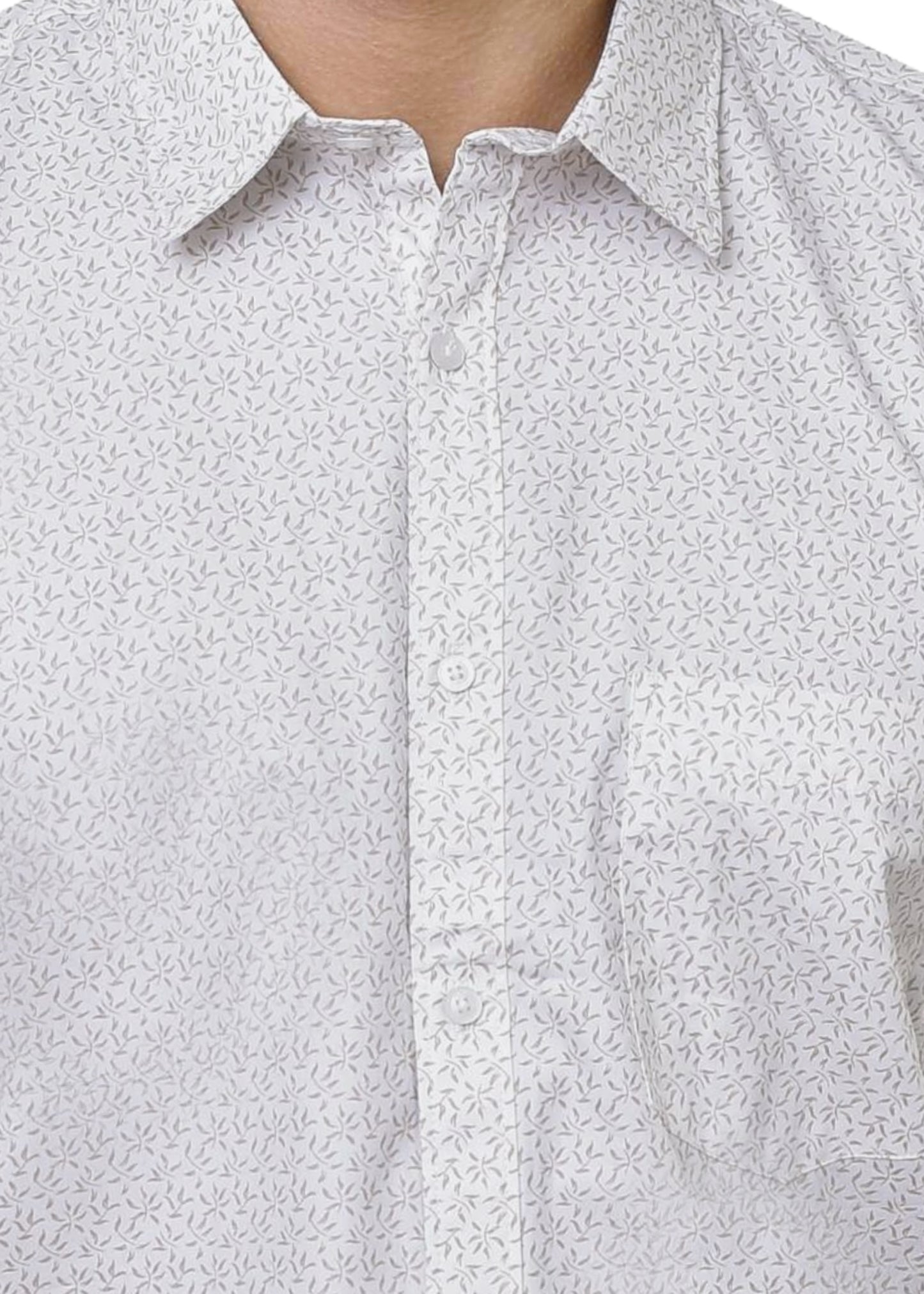 Spykar Print Executive Cotton Fabric - Professional Shirt Material