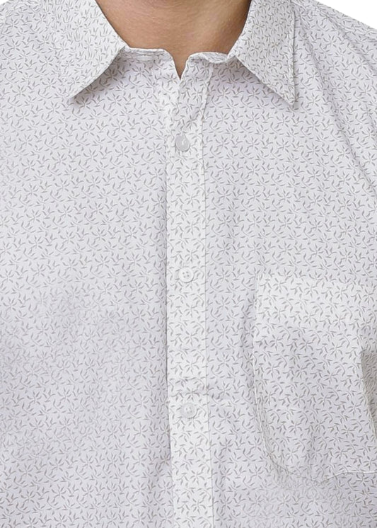 Men's Spykar Print Shirt - Executive Cotton Shirting Fabric | CAFE-X