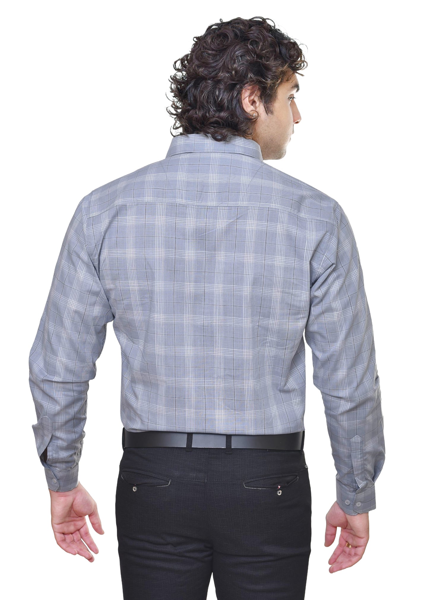 AMSLER SLUB 4 - Premium Yarn Dyed Cotton Checkered Shirt | CAFE-X