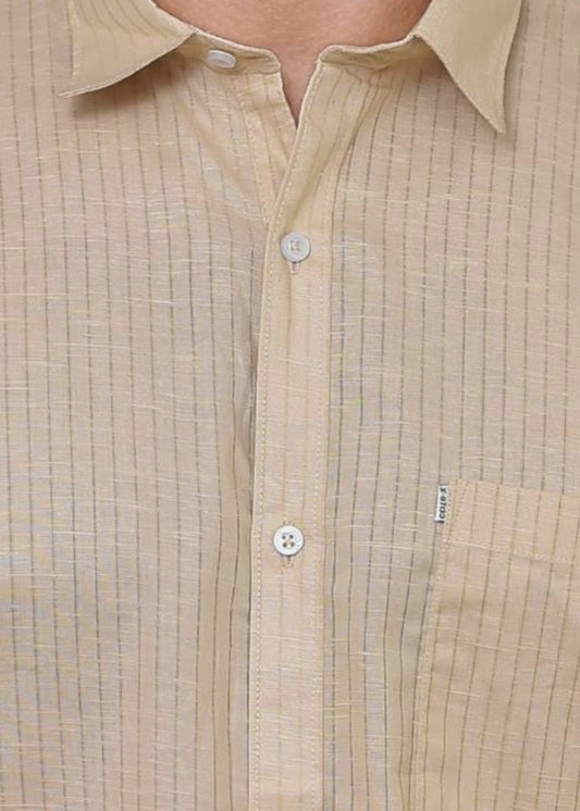 Emirates Premium Cotton Dobby Fabric - Striped Casual Wear