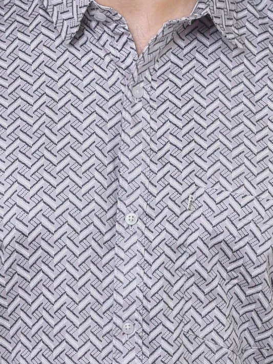 Luxe Satin Print Shirt - Premium Men's Designer Casual Wear | Global Fashion