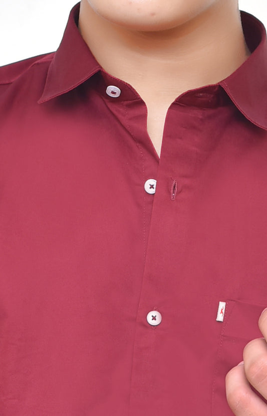 7704 | Premium Satin Cotton Shirt - Professional Business Wear