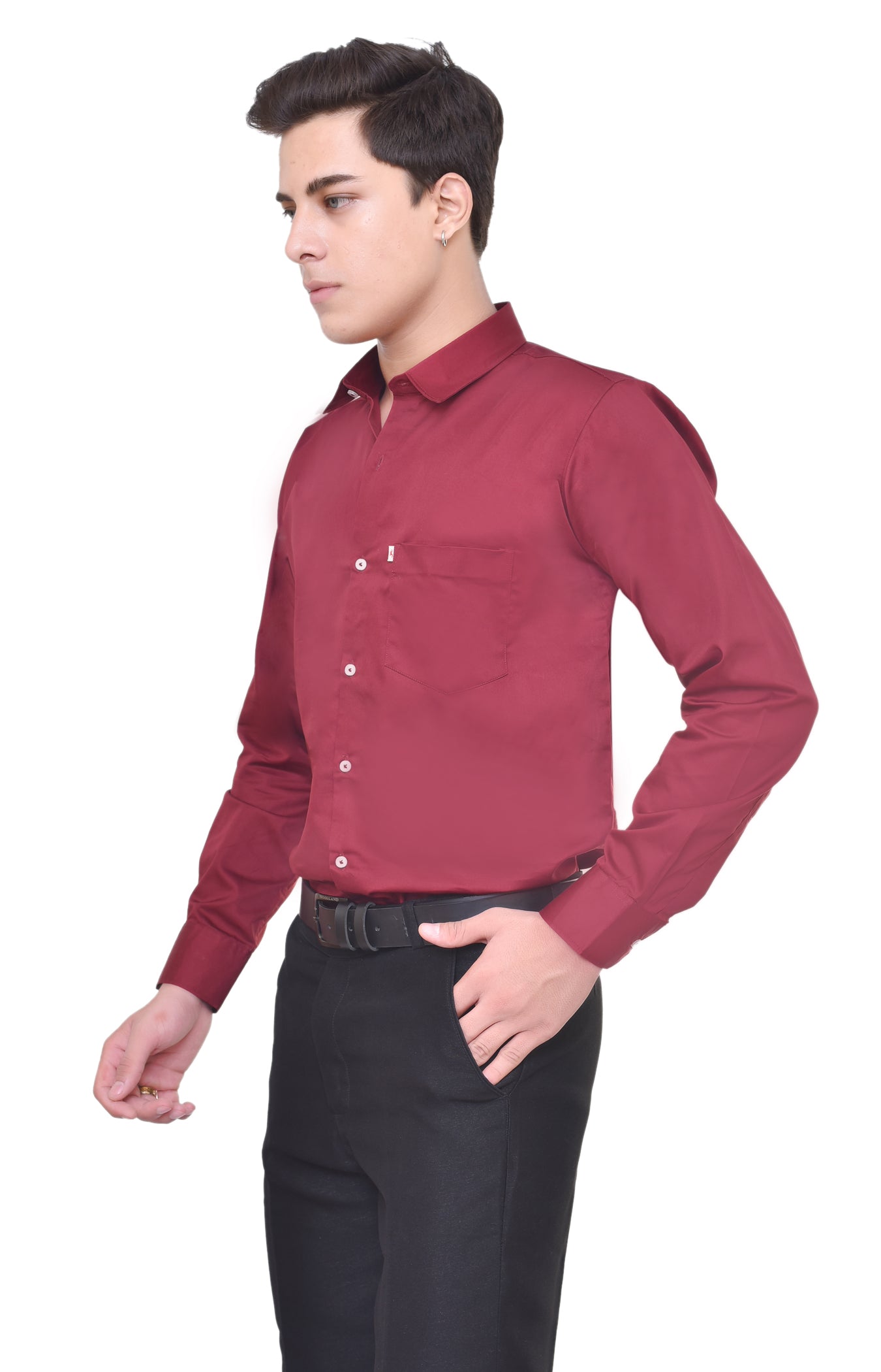 Premium Satin Cotton Shirt - Professional Business Wear