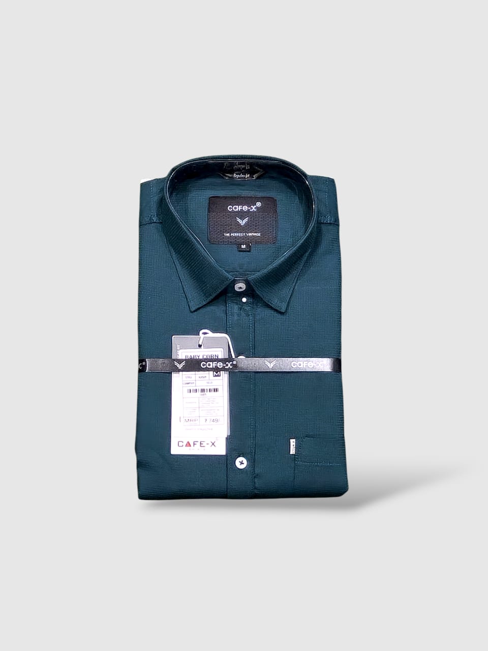 Baby Corn Dobby Shirt - Premium Cotton Men's Casual Wear