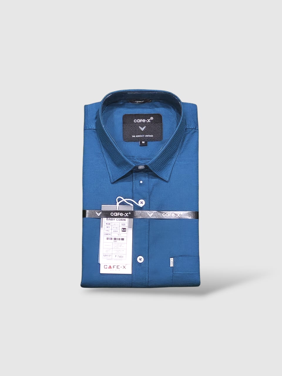 Baby Corn Dobby Shirt - Premium Cotton Men's Casual Wear