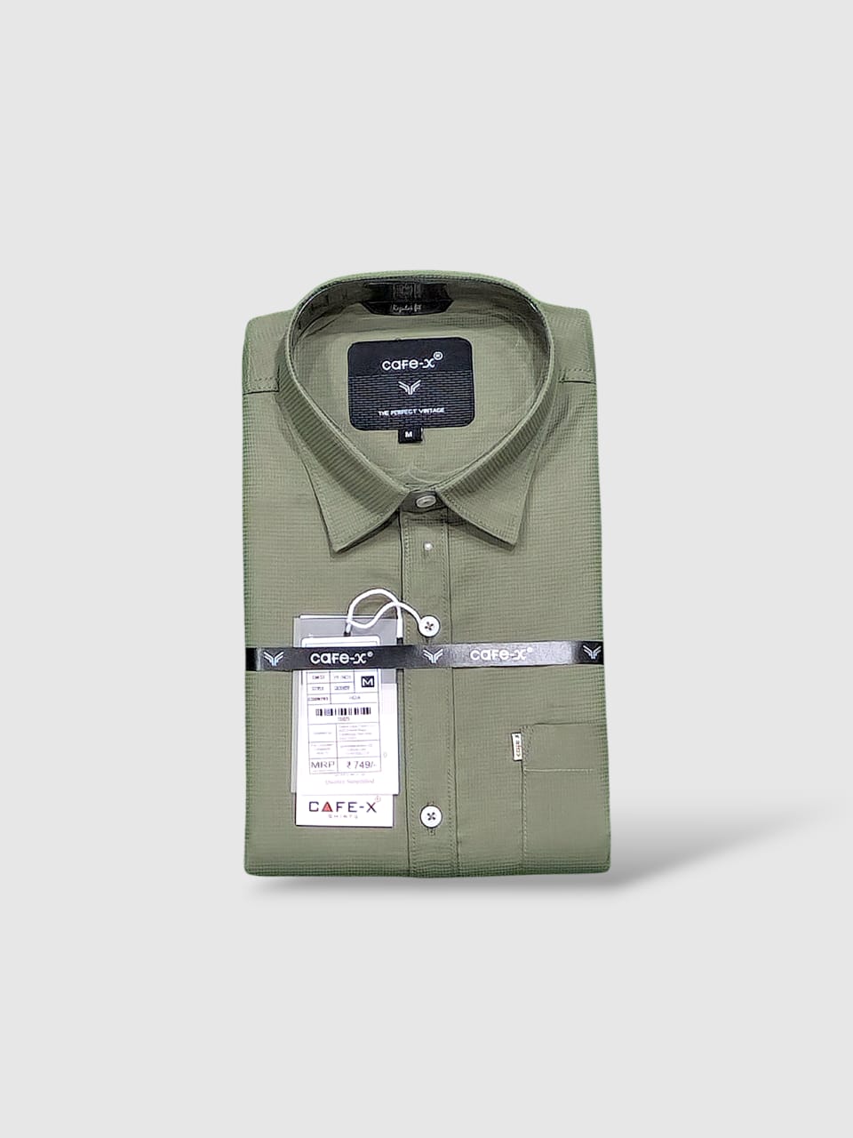Baby Corn Dobby Shirt - Premium Cotton Men's Casual Wear