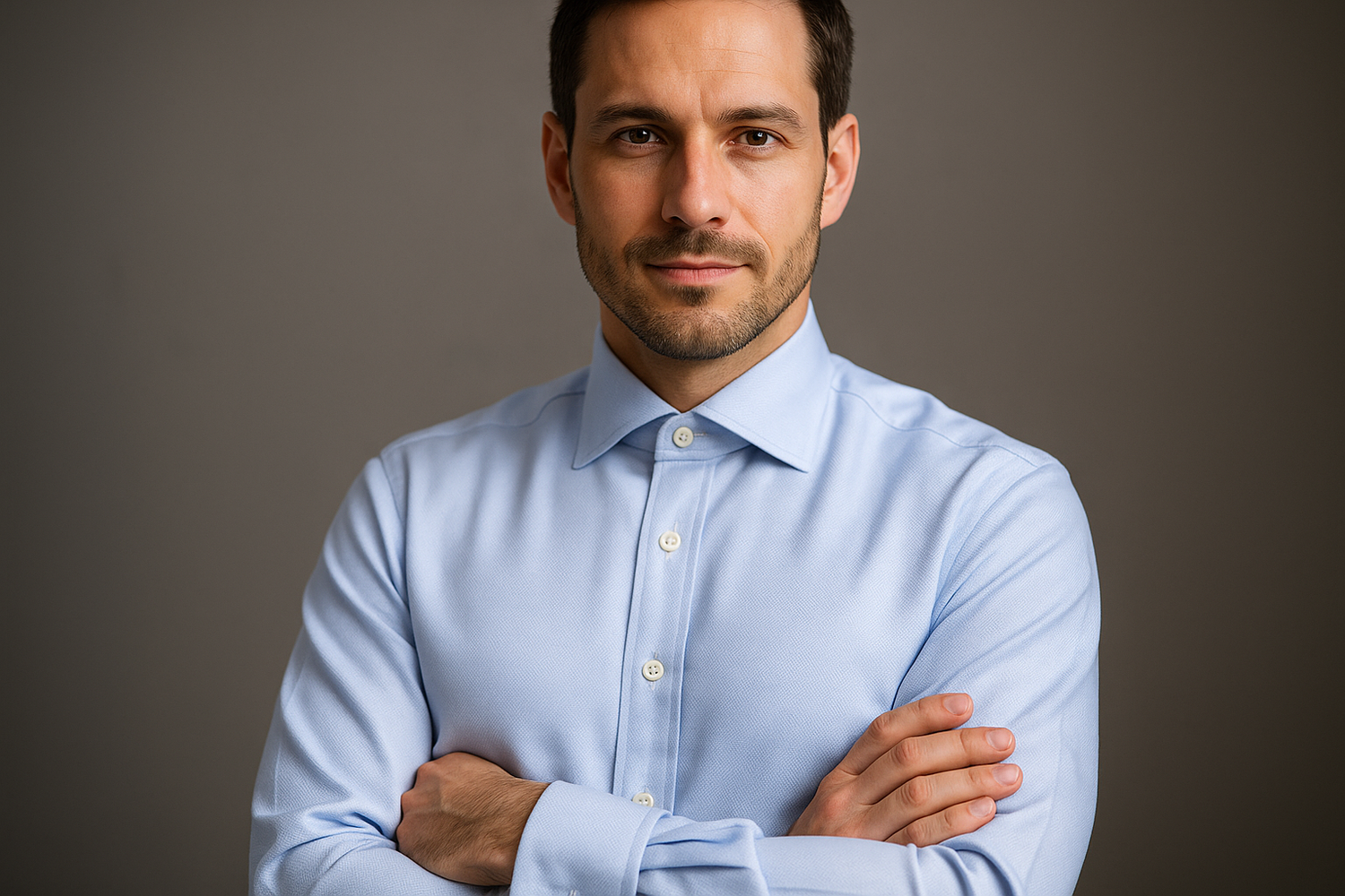 a men wearing professional shirt with premium features