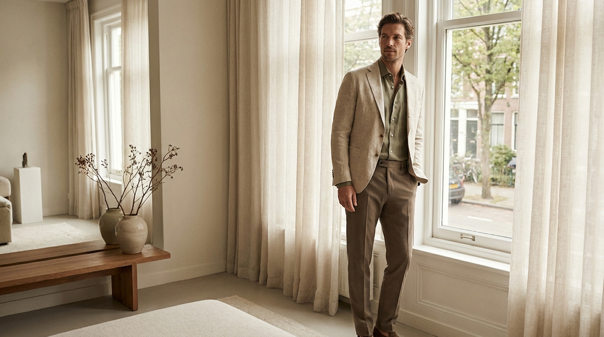 Quiet luxury menswear editorial