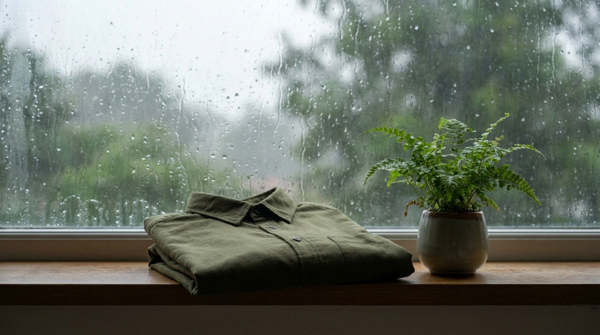 Shirt care during monsoon season