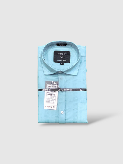Premium Dobby Weave Party Wear Shirt for Men | Textured Fabric Smart Casual