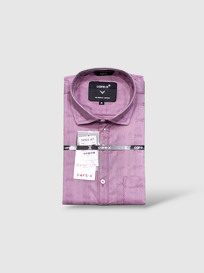 Premium Dobby Weave Party Wear Shirt for Men | Textured Fabric Smart Casual