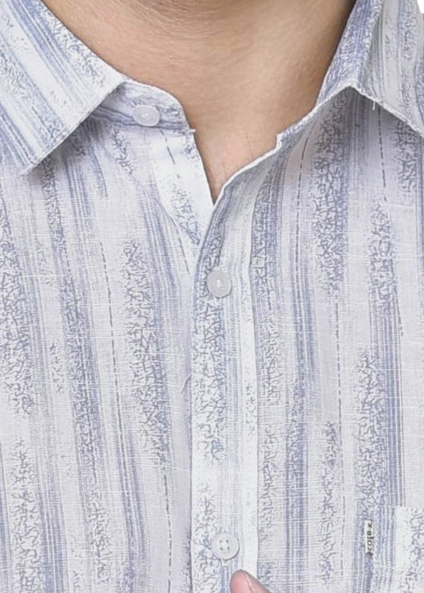 Premium Linen Print Fabric - Summer Cotton Blend Textile