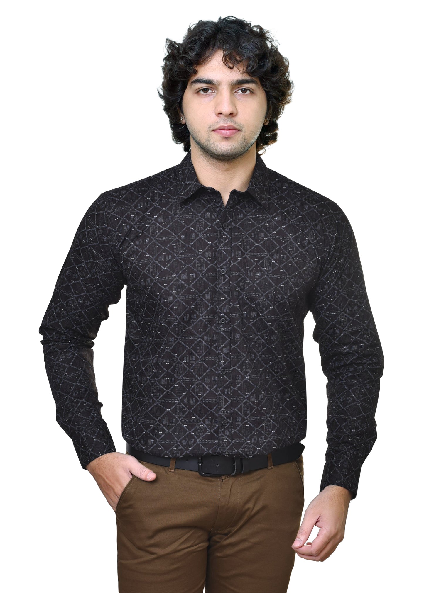 Spykar Print Formal Shirt - Premium Men's Business Wear