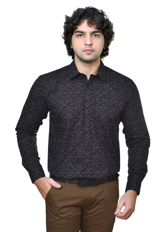 Spykar Print Formal Shirt - Premium Men's Business Wear