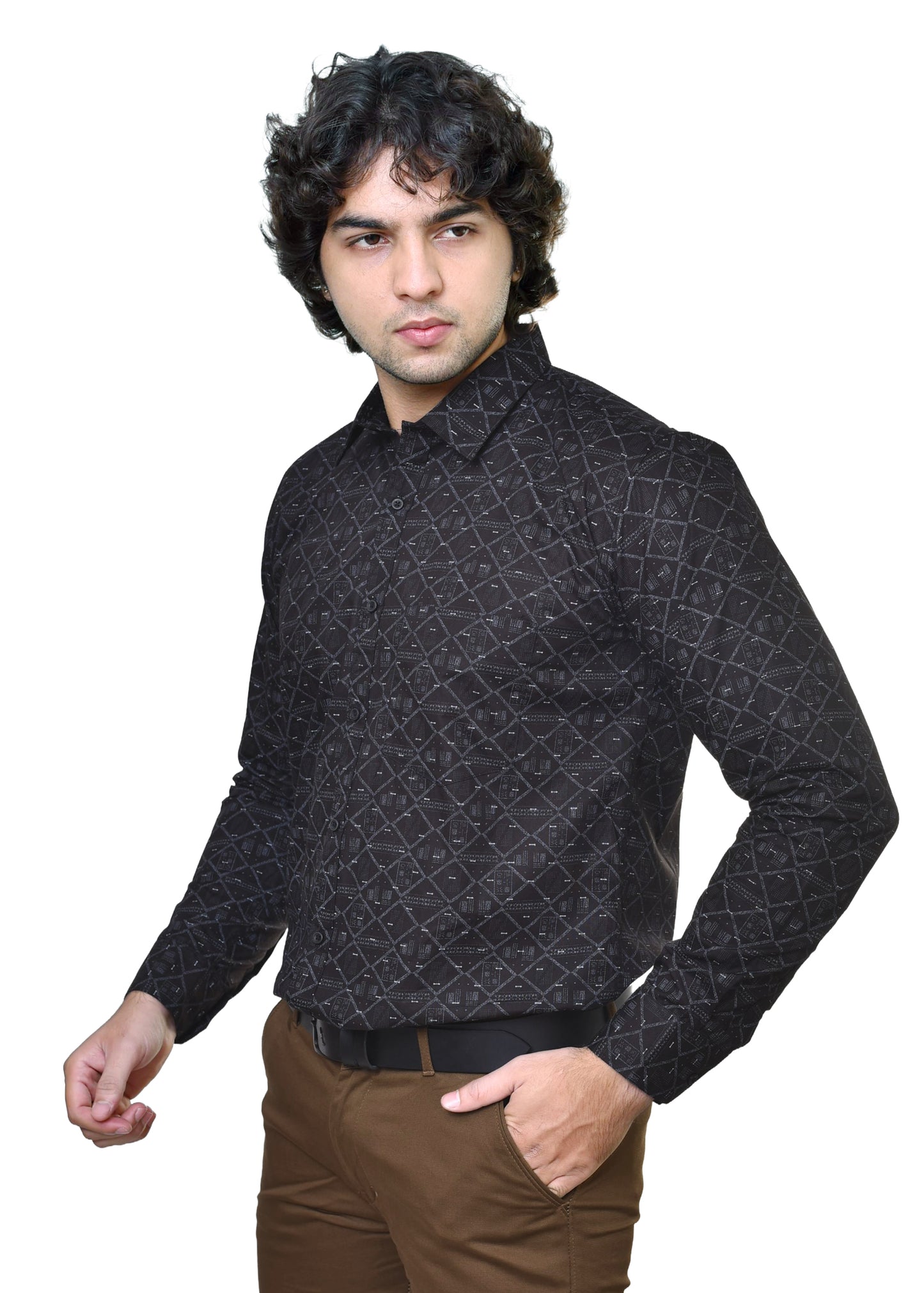 Spykar Print Formal Shirt - Premium Men's Business Wear
