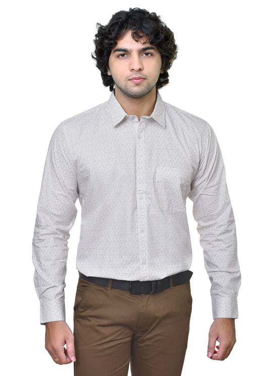Spykar Print Executive Cotton Fabric - Professional Shirt Material
