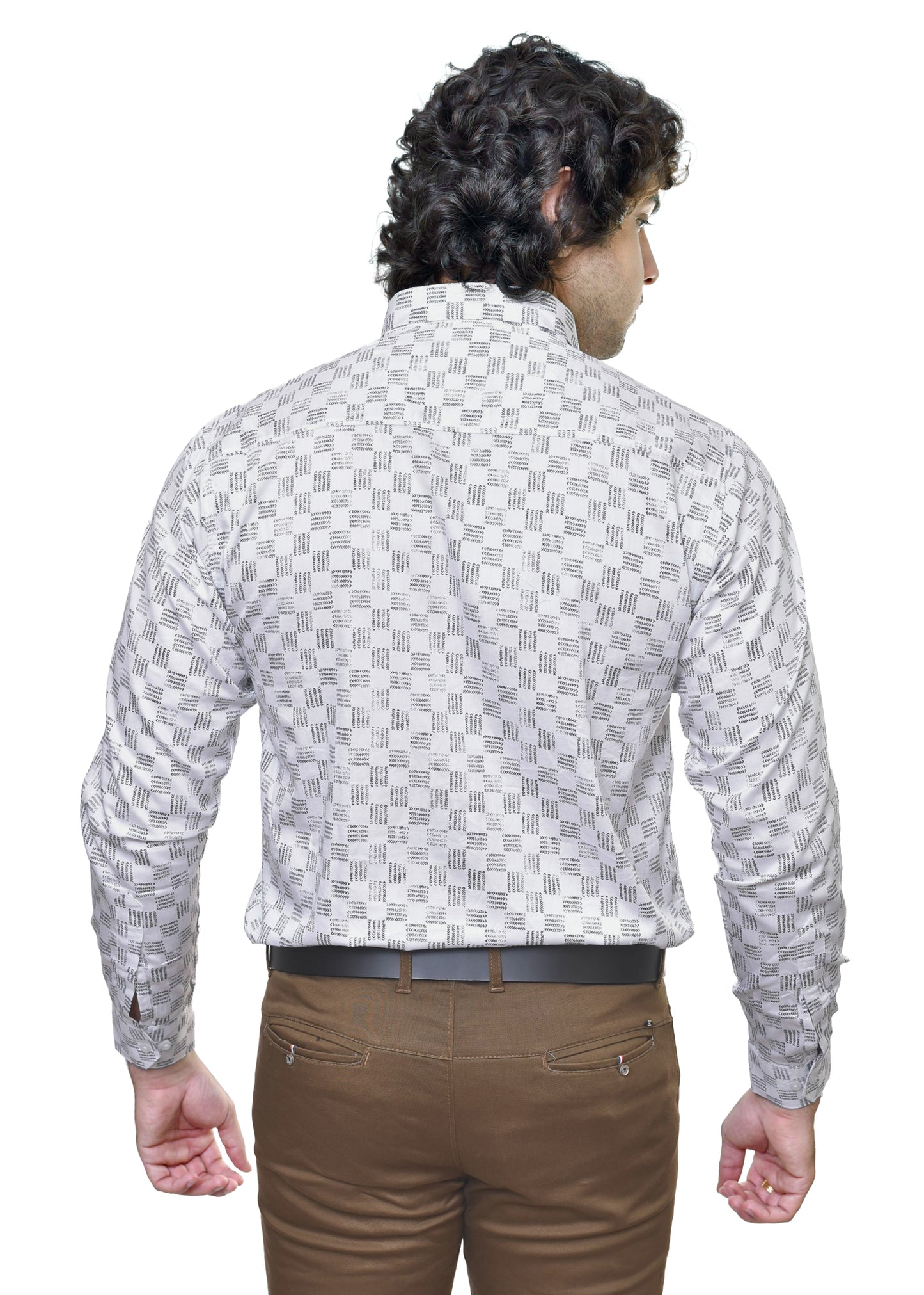 Elite Satin Print Shirt - Men's Designer Fashion | CAFE-X