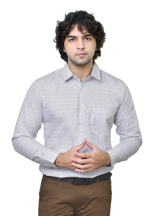 Spykar Print Contemporary Cotton Fabric - Modern Shirt Material