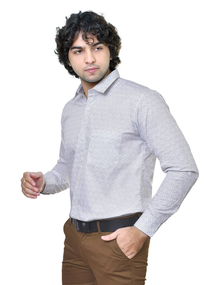 Spykar Print Contemporary Cotton Fabric - Modern Shirt Material