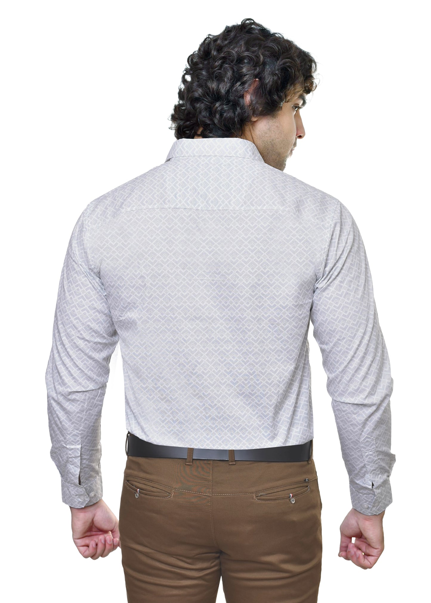 Spykar Print Contemporary Cotton Fabric - Modern Shirt Material