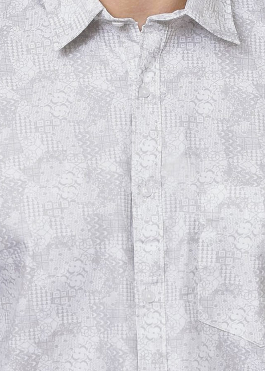 Spykar Print Premium Cotton Twill Fabric - Classic Shirt Material