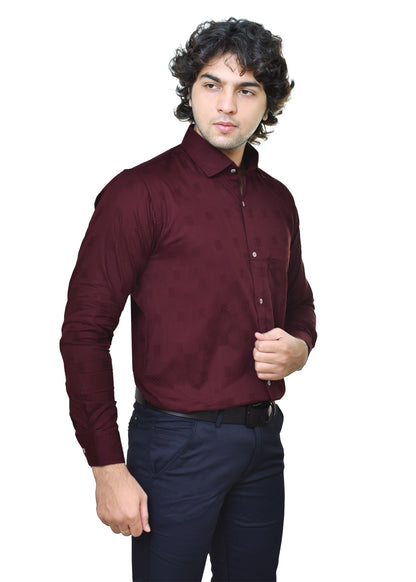 Premium Dobby Fabric Party Wear Shirt for Men - Comfortable Smart Casual Trending Fashion