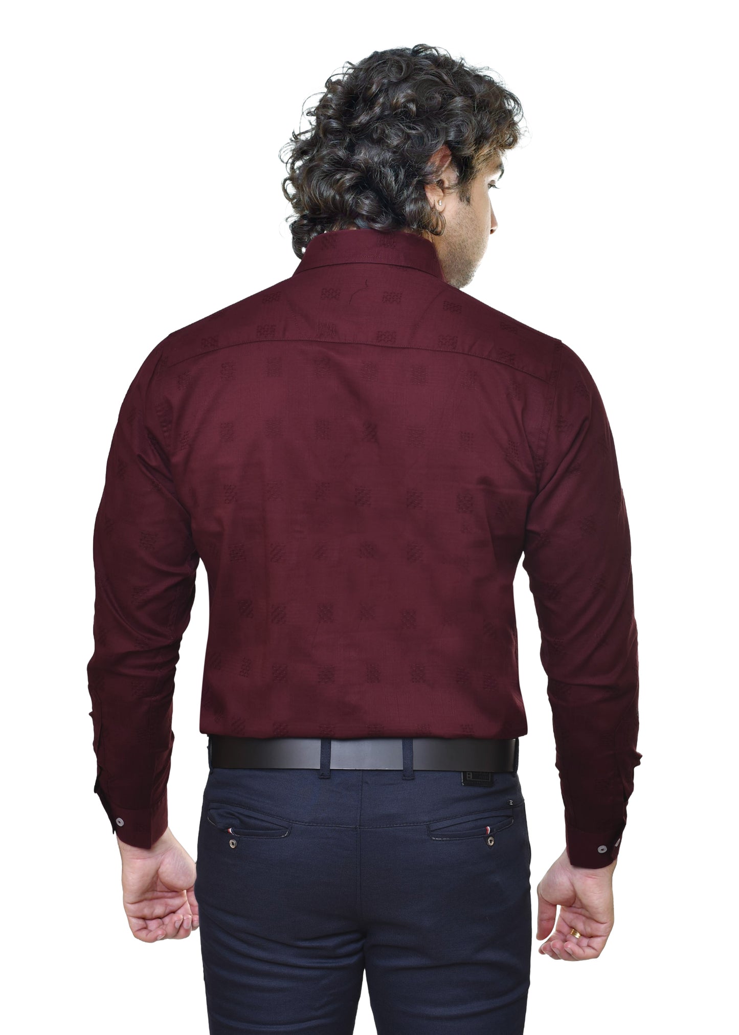 Premium Dobby Fabric Party Wear Shirt for Men - Comfortable Smart Casual Trending Fashion