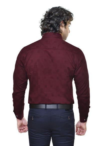 Premium Dobby Fabric Party Wear Shirt for Men - Comfortable Smart Casual Trending Fashion