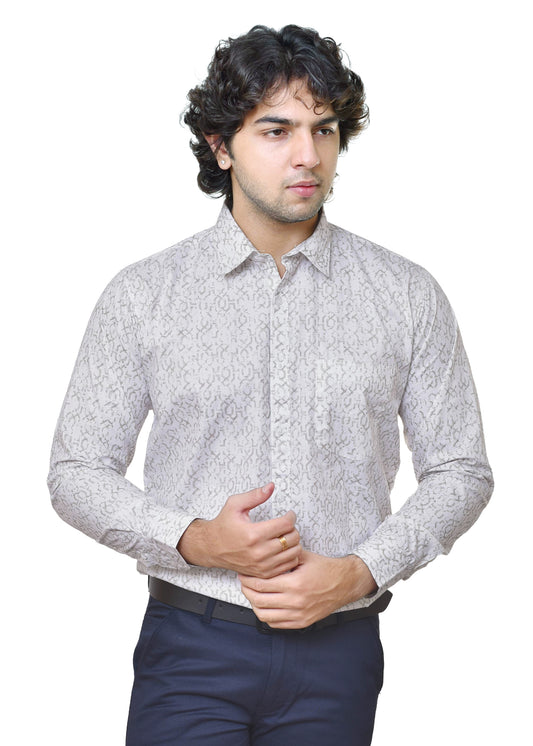 Spykar Print Cotton Fabric - Premium Casual Shirt Material