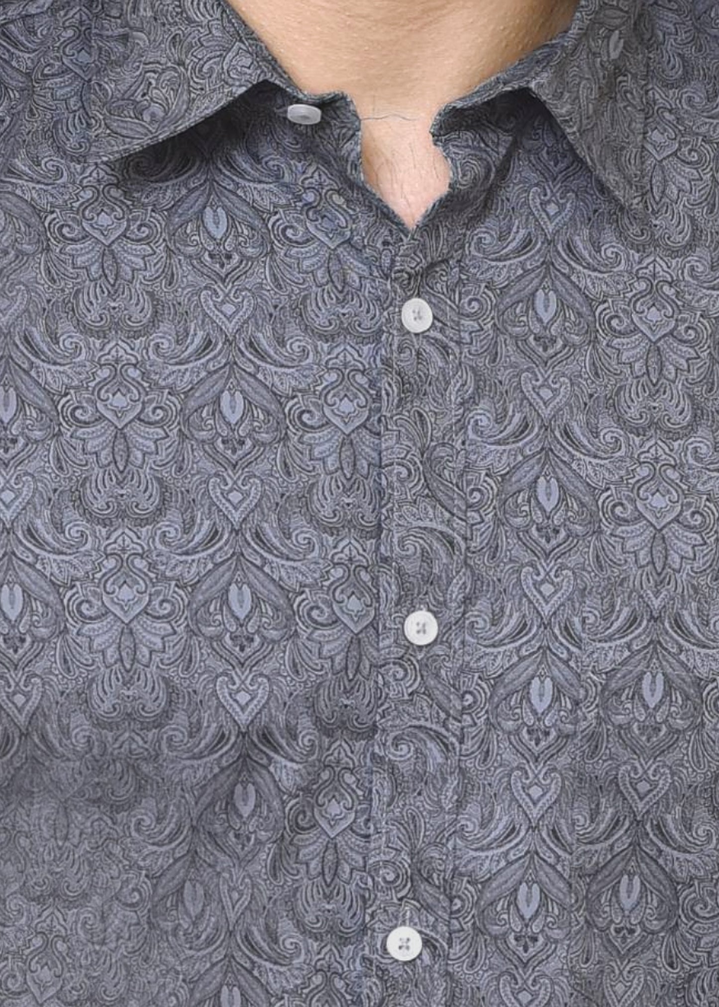 Spykar Print Designer Cotton Fabric - Trendy Shirt Material