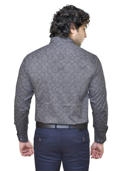 Spykar Print Designer Cotton Fabric - Trendy Shirt Material