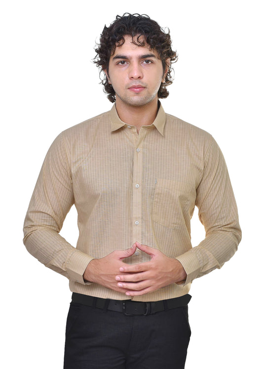 Emirates Premium Cotton Dobby Fabric - Striped Casual Wear