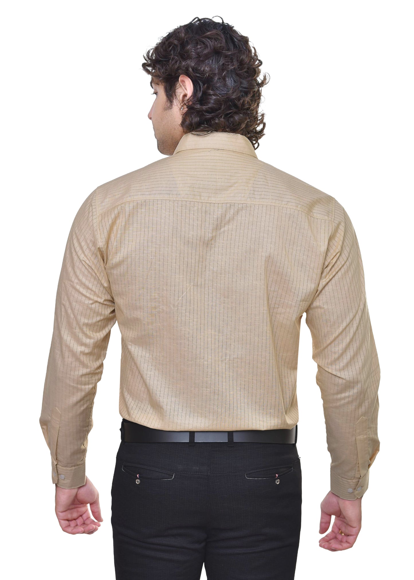 Emirates Premium Cotton Dobby Fabric - Striped Casual Wear