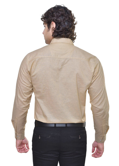 Emirates Premium Cotton Dobby Fabric - Striped Casual Wear