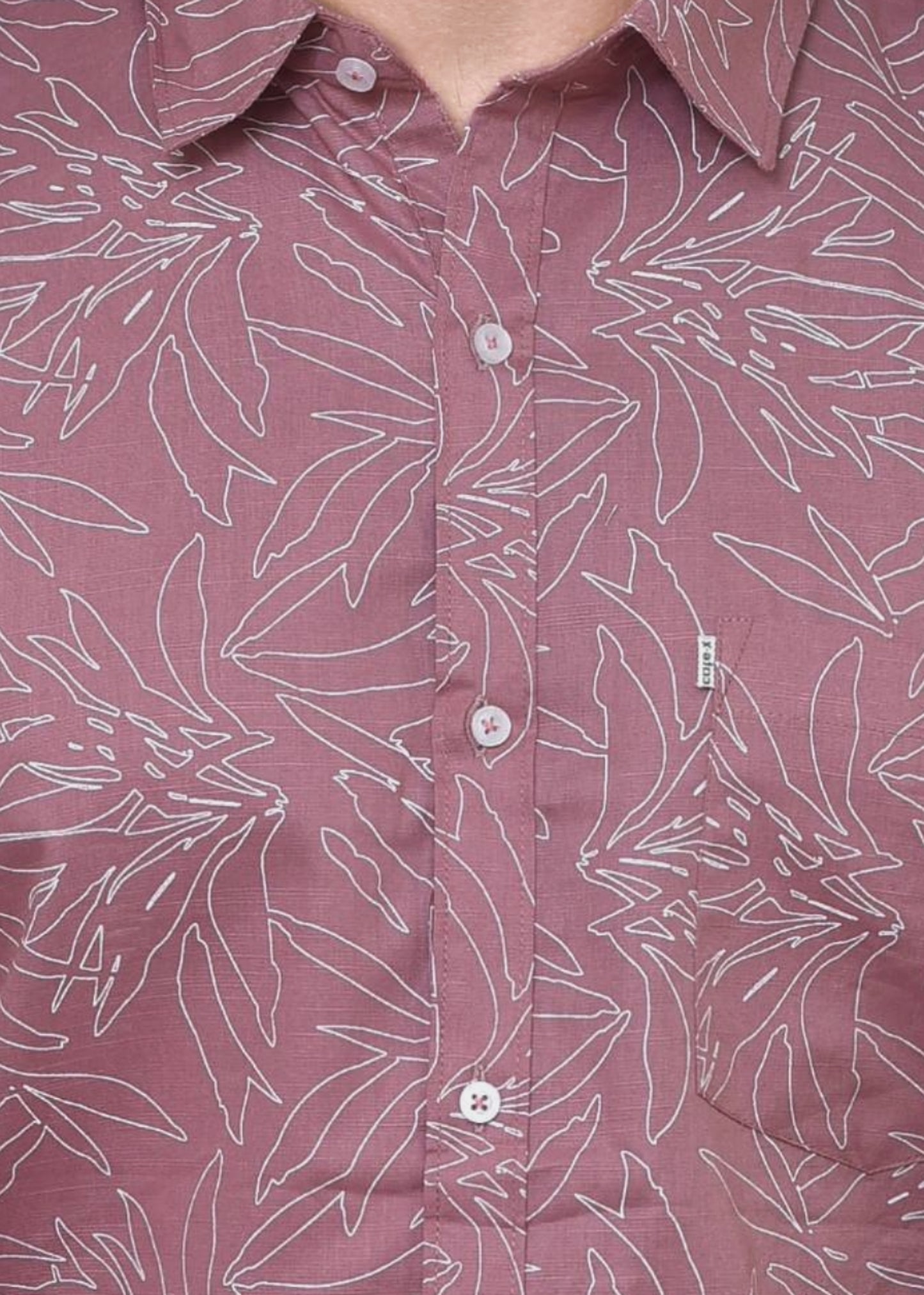 Premium Linen Print Fabric - Natural Cotton Blend