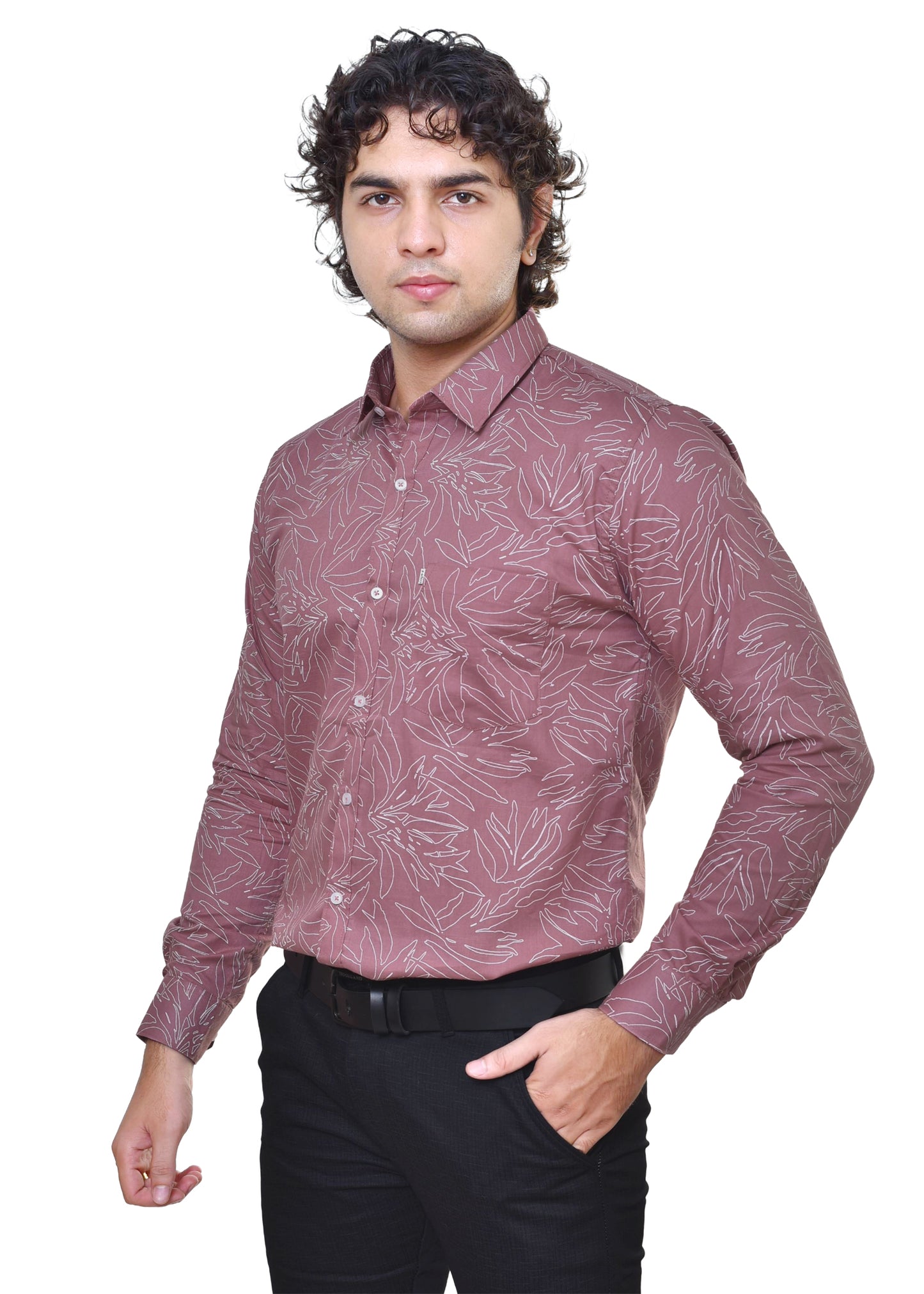 Premium Linen Print Fabric - Natural Cotton Blend