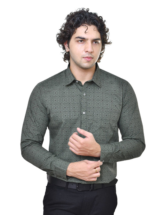 Spykar Print Premium Cotton Shirt Fabric