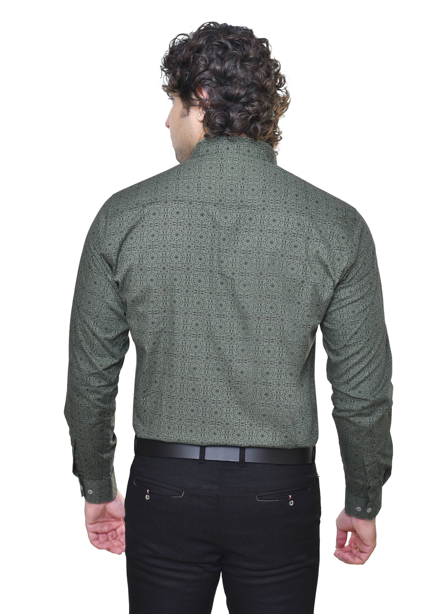 Spykar Print Premium Cotton Shirt Fabric