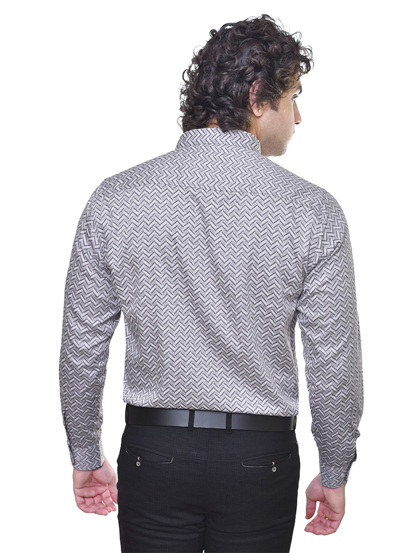 Luxe Satin Print Shirt - Premium Men's Designer Casual Wear | Global Fashion