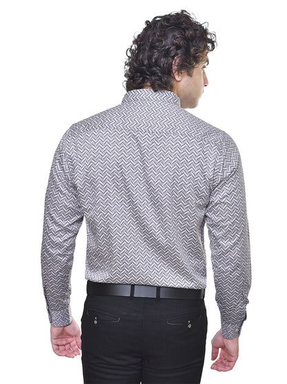 Luxe Satin Print Shirt - Premium Men's Designer Casual Wear | Global Fashion