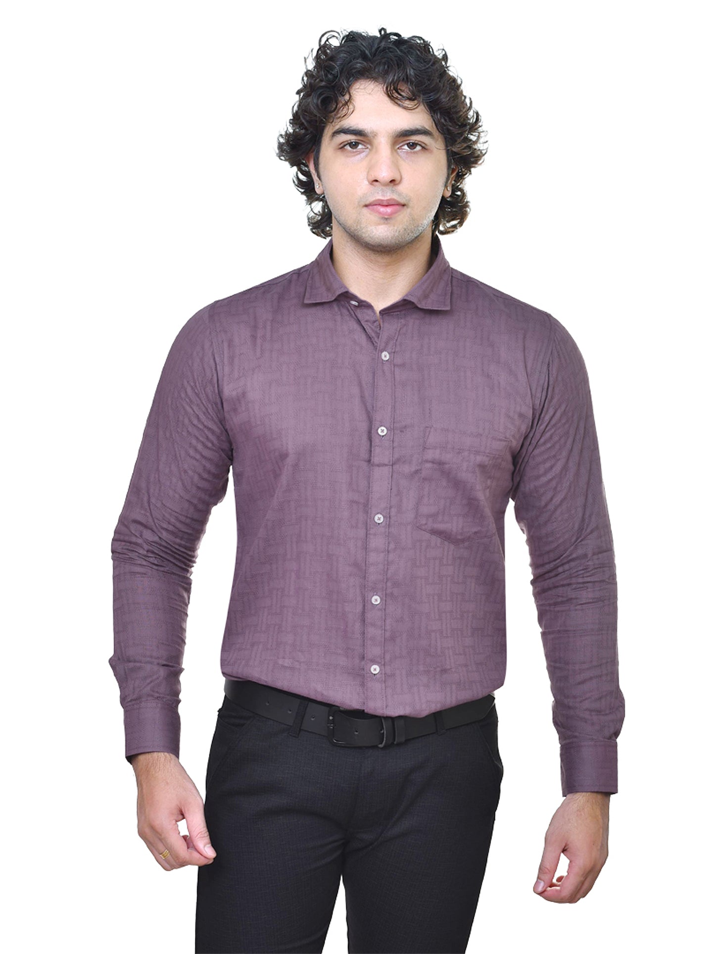 Premium Men's Dobby Weave Readymade Shirt | Designer Formal Shirt