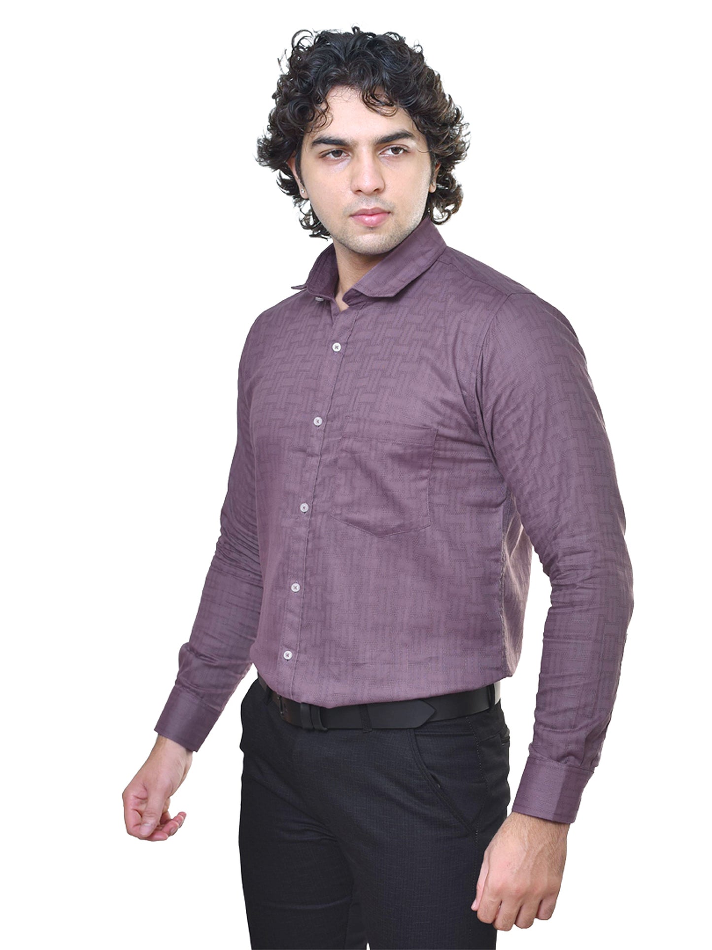 Premium Men's Dobby Weave Readymade Shirt | Designer Formal Shirt