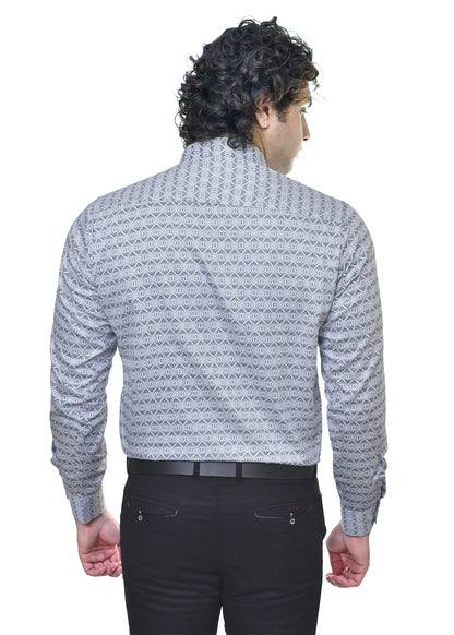 Premium Readymade Satin Print Shirt for Men - Stylish Casual Wear India