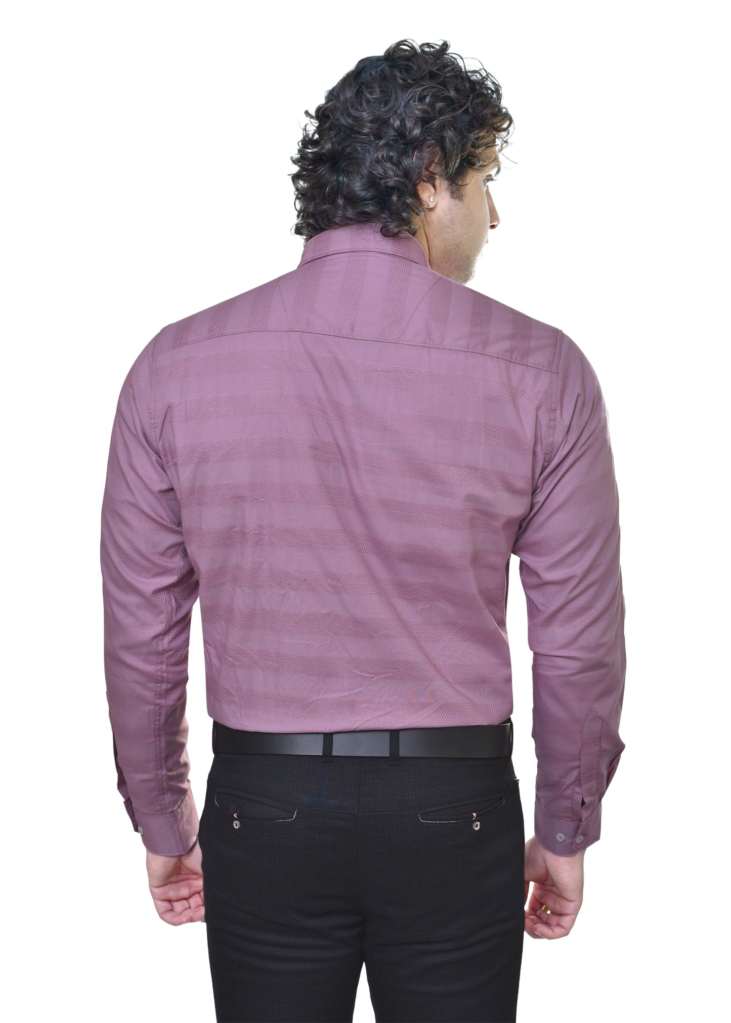 Royal Stripes Cotton Shirt - Premium Casual Wear for Men