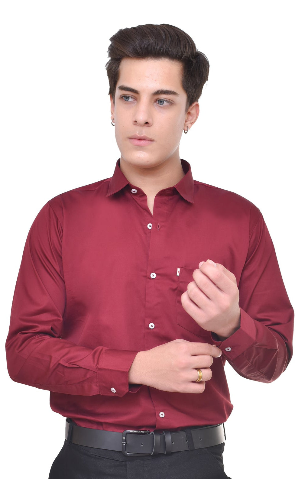 Premium Satin Cotton Shirt - Professional Business Wear