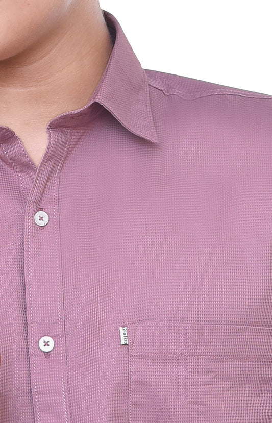 Baby Corn Dobby Shirt - Premium Cotton Men's Casual Wear