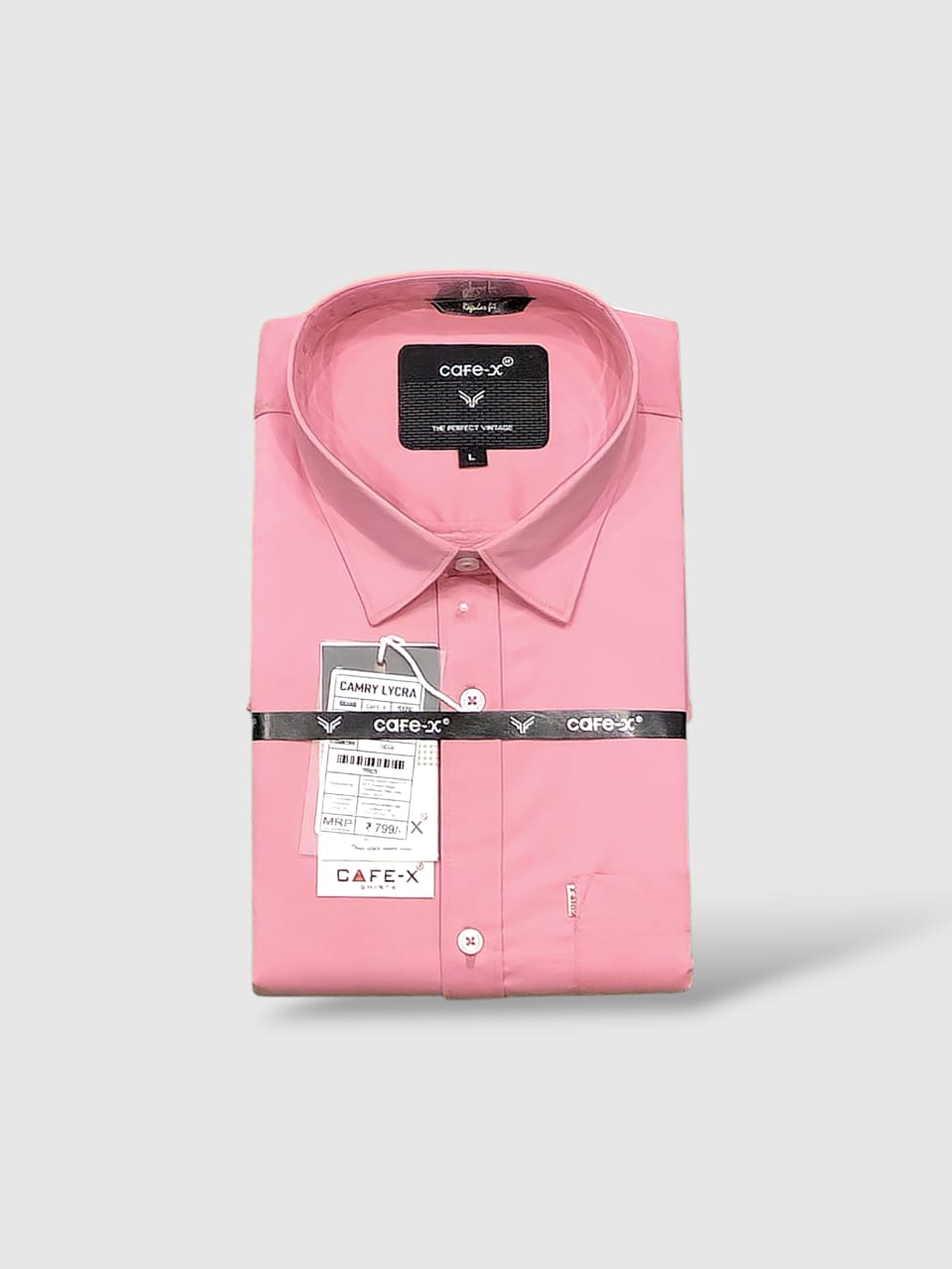 Camry Lycra Premium Cotton Blend Shirt - Stretch Twill | CAFE-X INDIA