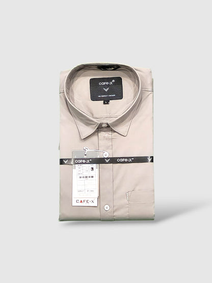 Camry Lycra Premium Cotton Blend Shirt - Stretch Twill | CAFE-X INDIA