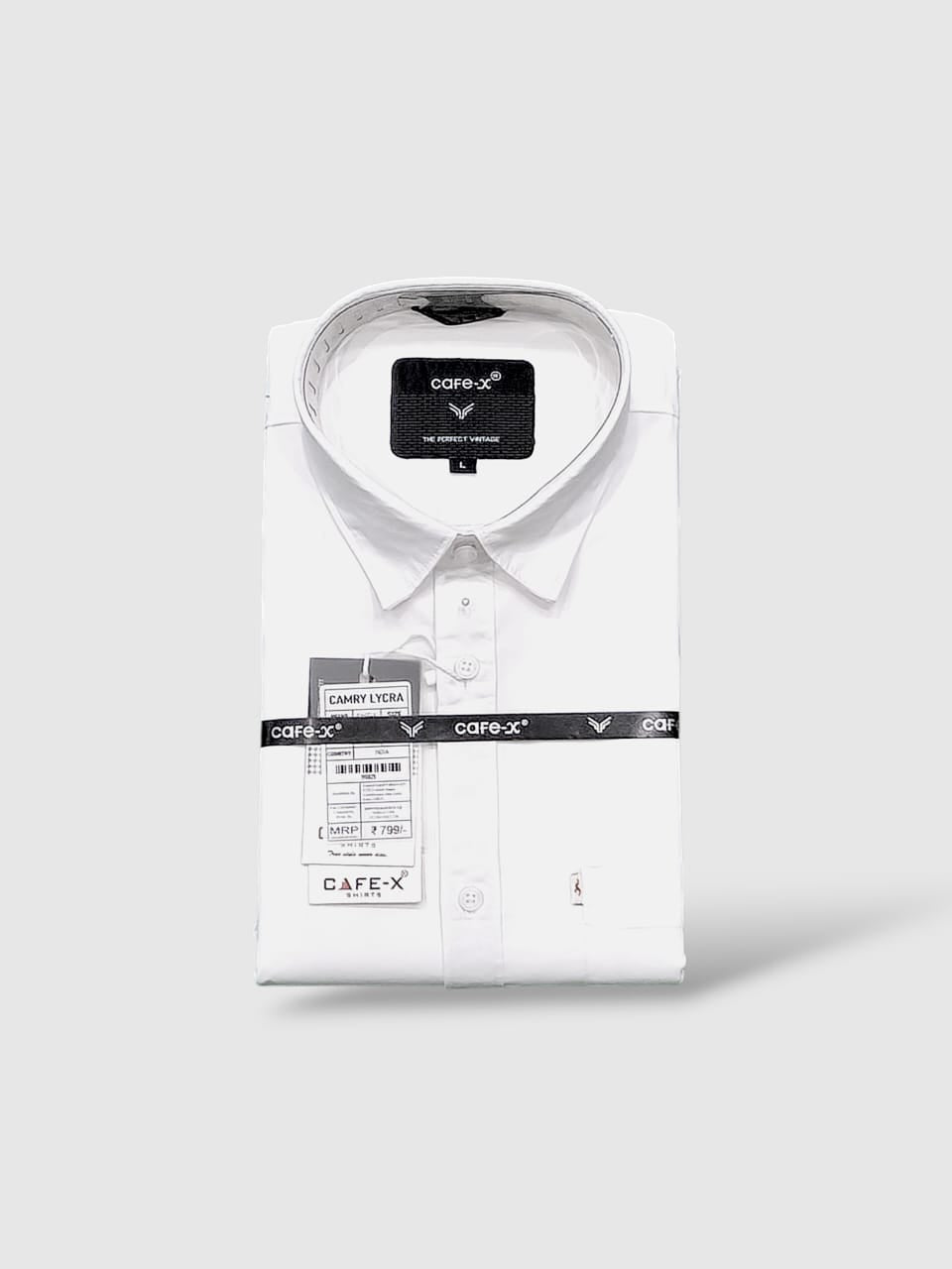 Camry Lycra Premium Cotton Blend Shirt - Stretch Twill | CAFE-X INDIA
