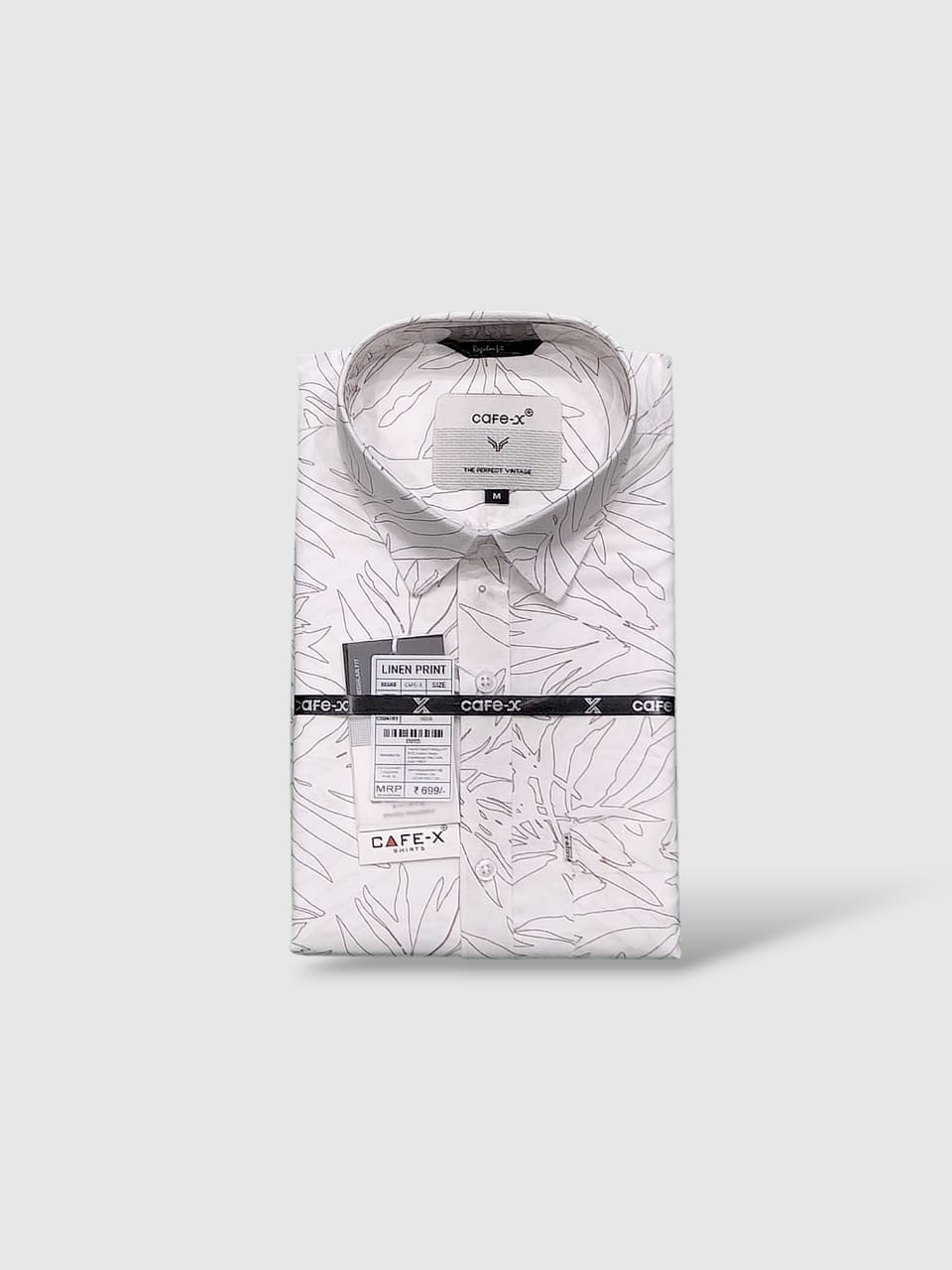 Premium Linen Print Fabric - Natural Cotton Blend